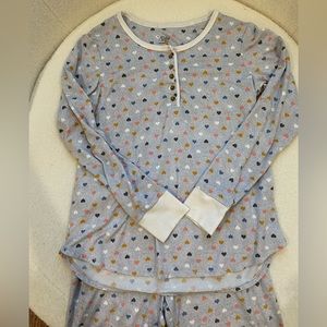 Women's Cuddl Duds® Pajama Top and Banded Bottom Pajama Pants Size Small